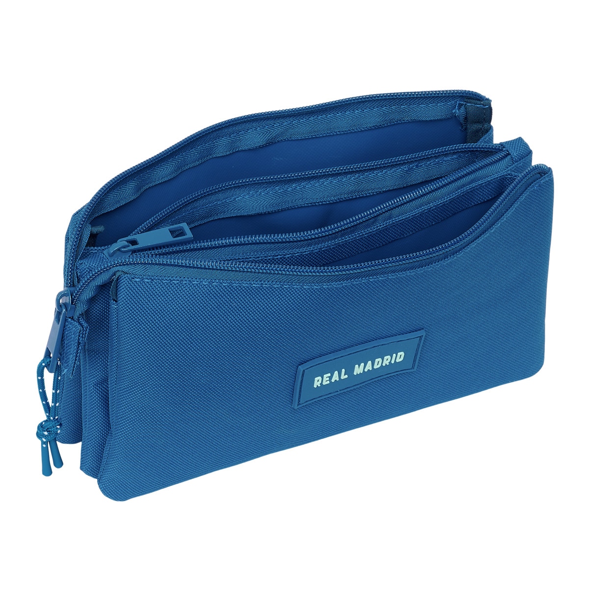 Estuche Real Madrid Cremalleras Portatodo Triple De