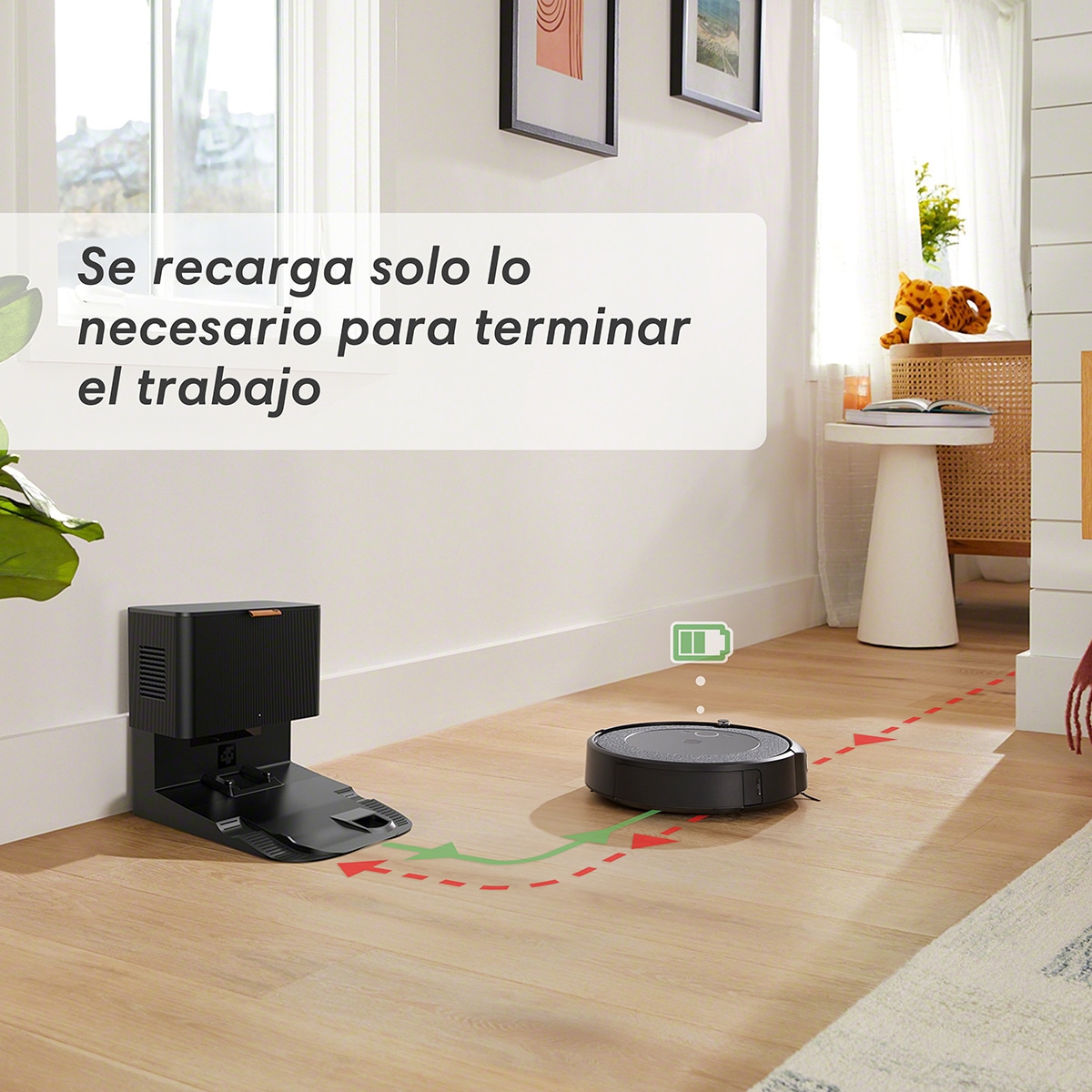 Robot aspirador y friegasuelos 2 en 1 iRobot Roomba Combo i5+ con autovaciado de suciedad Gris medio-9