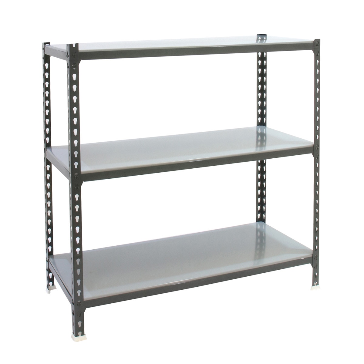 Estantería metálica Simonclick Superplus 3 Baldas 110x100x40 cm Antracita / Gris-1
