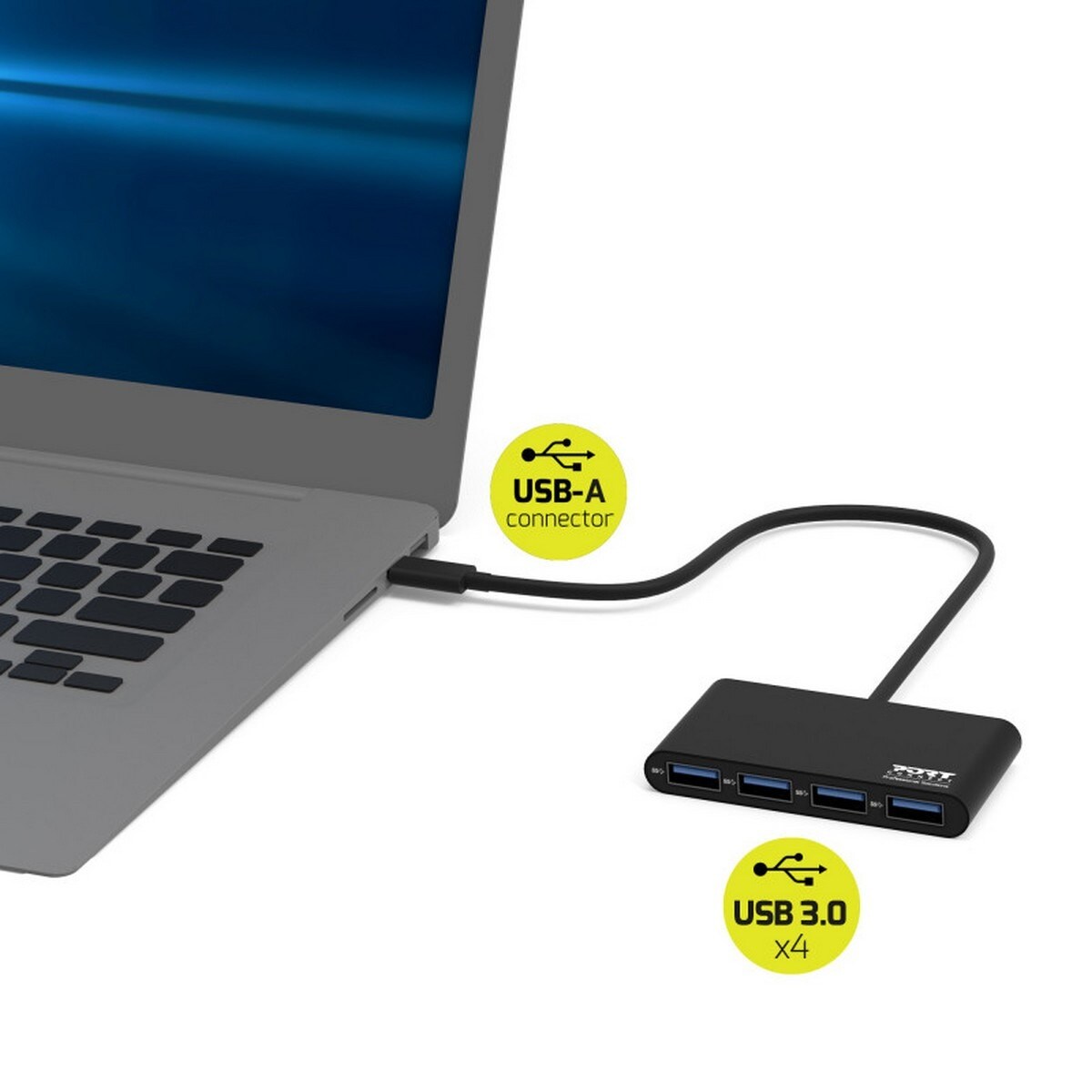 Hub USB Port Designs 4 Ports 3.0 7