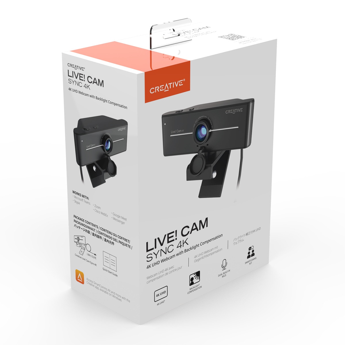 Webcam Creative Live! Cam Sync 4K Negro-9