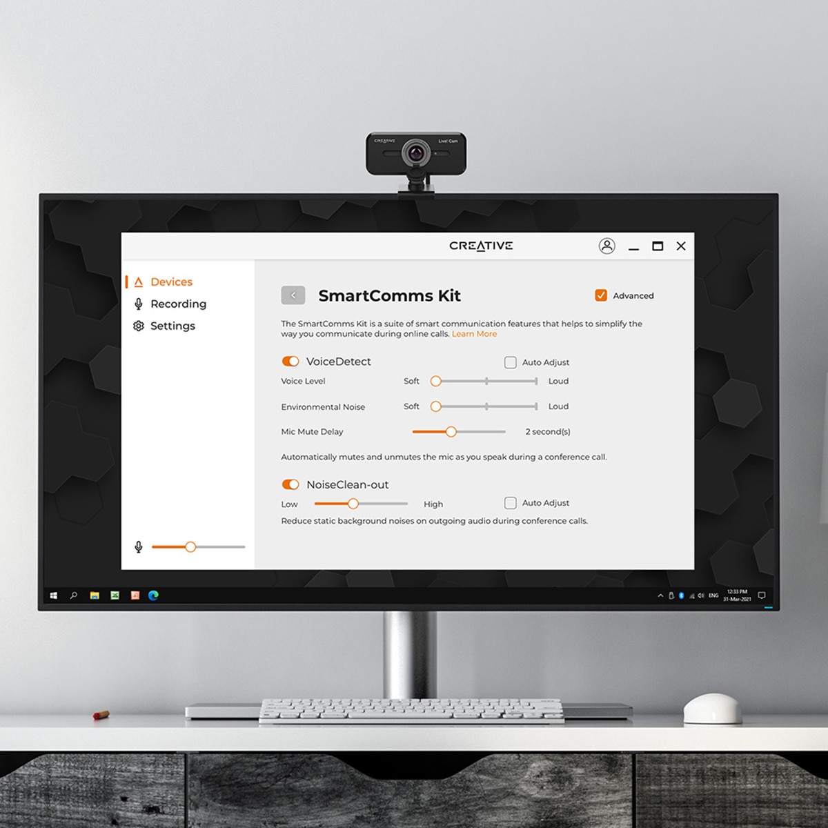 Webcam Creative Live! Cam Sync 1080p V2 Negro-8