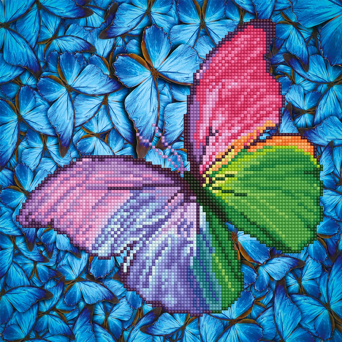 Imagem 0 de Quadro de Pintura com Diamantes Diamond Dotz Flutter By Pink