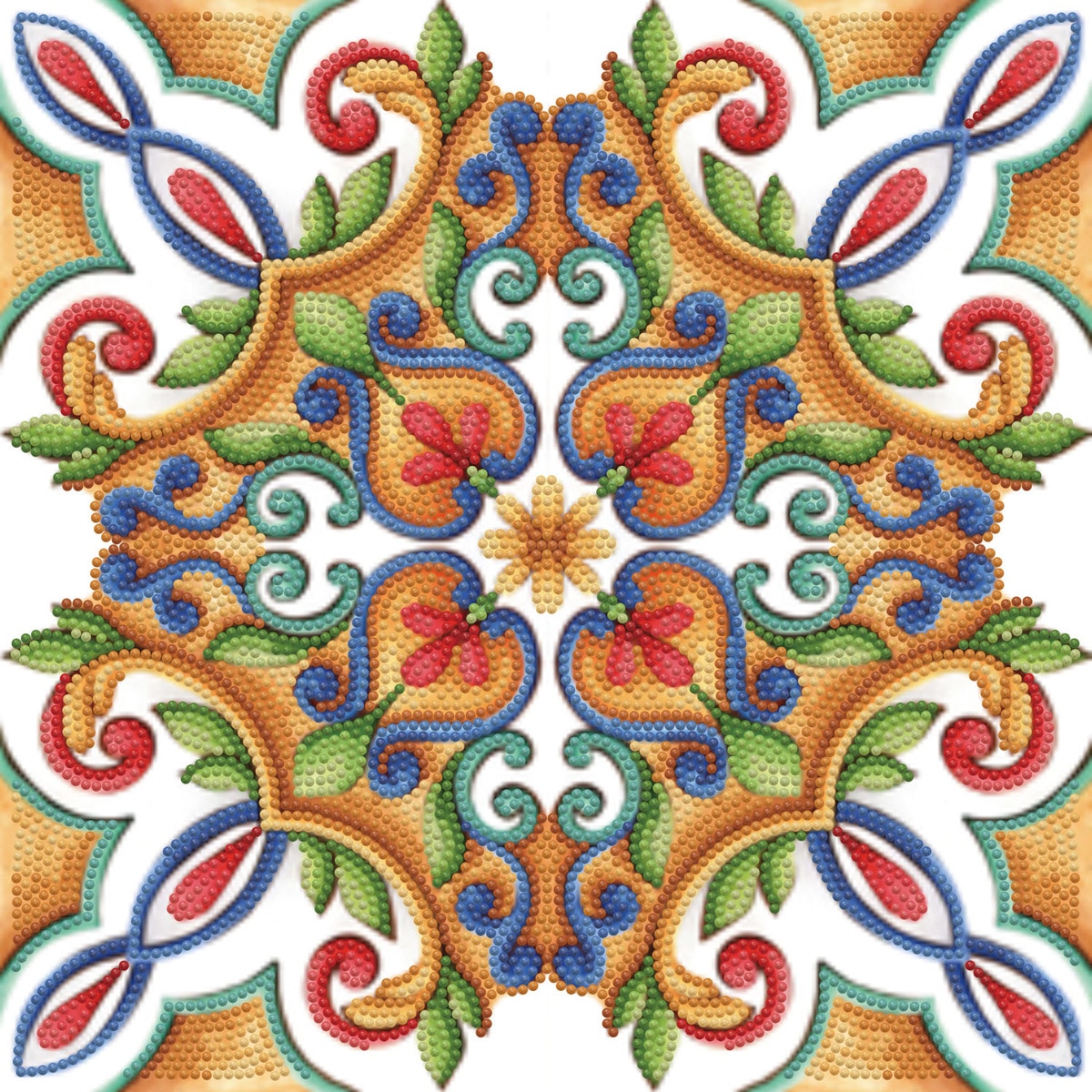 Imagem 0 de Quadro de Pintura com Diamantes Diamond Dotz Portugese Tile