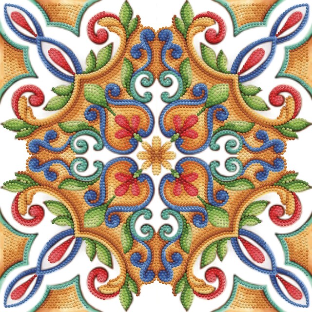 Imagem 0 de Quadro de Pintura com Diamantes Diamond Dotz Portugese Tile