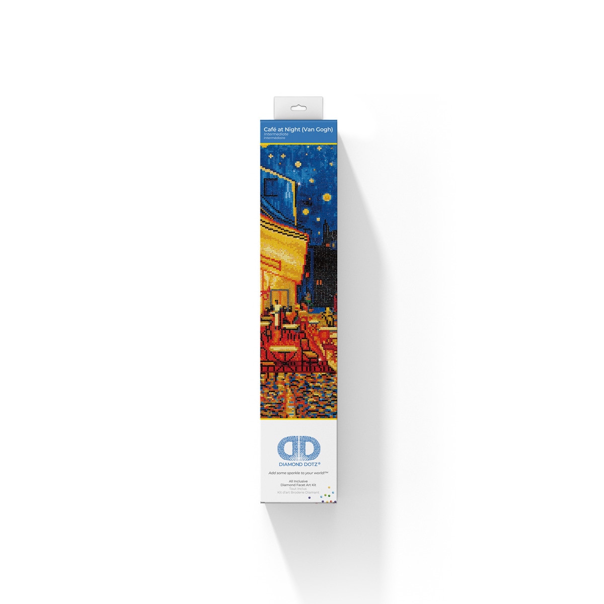 Quadro de Pintura com Diamantes Diamond Dotz Cafe At Night de Van Gogh 2