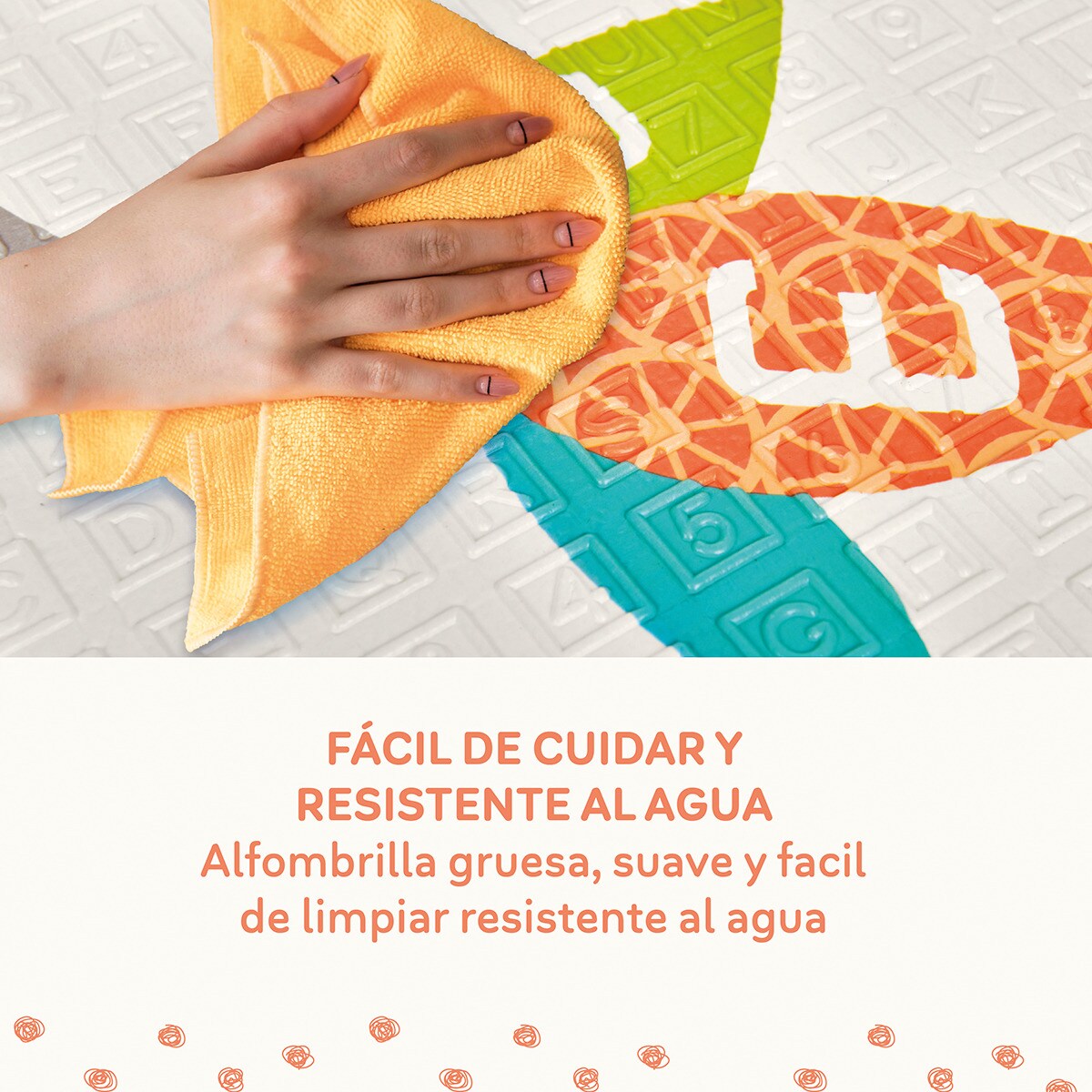 Alfombra de juegos Fancy 180x200x1,5 Multicolor-10