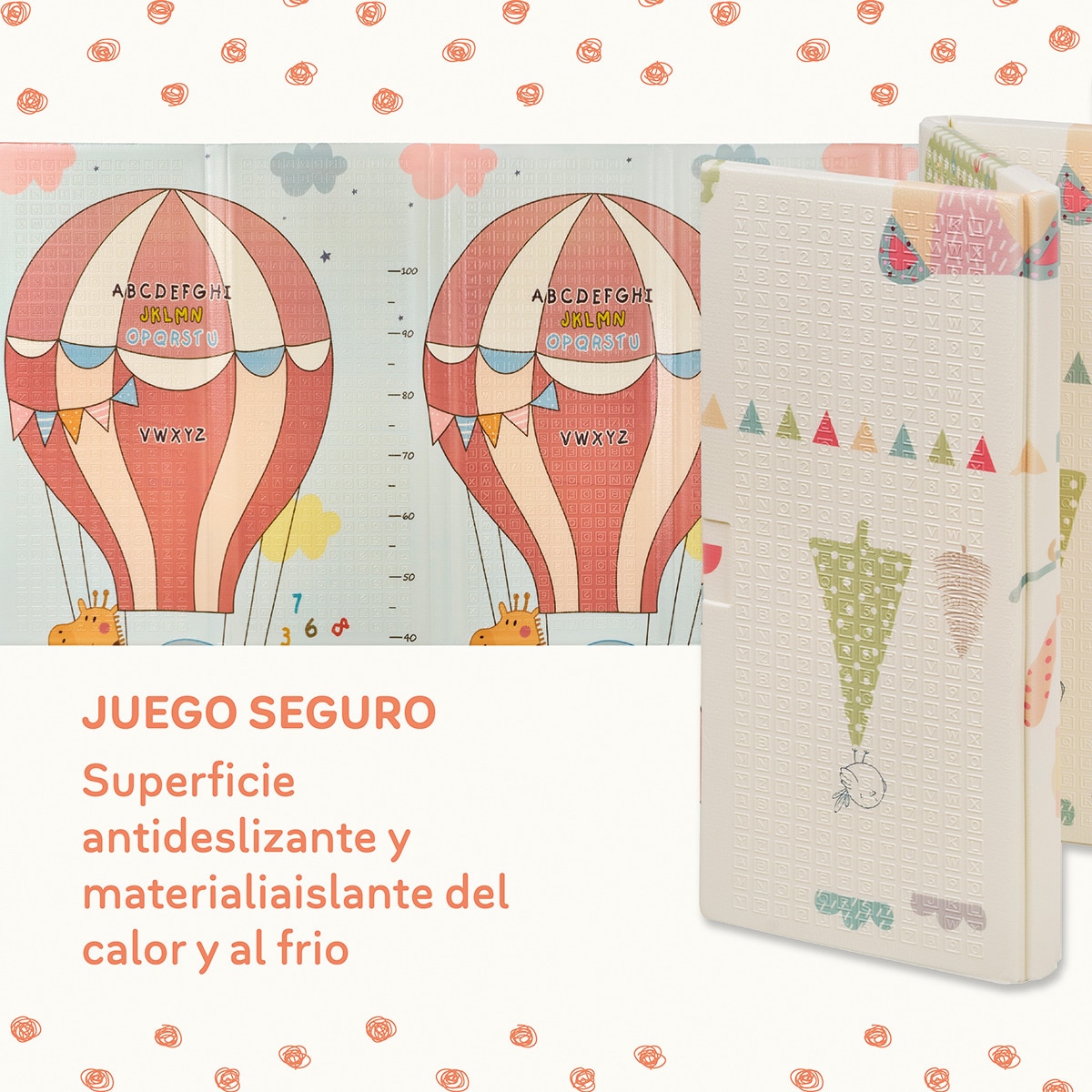 Alfombra de juegos Fancy 180x200x1,5 Multicolor-8