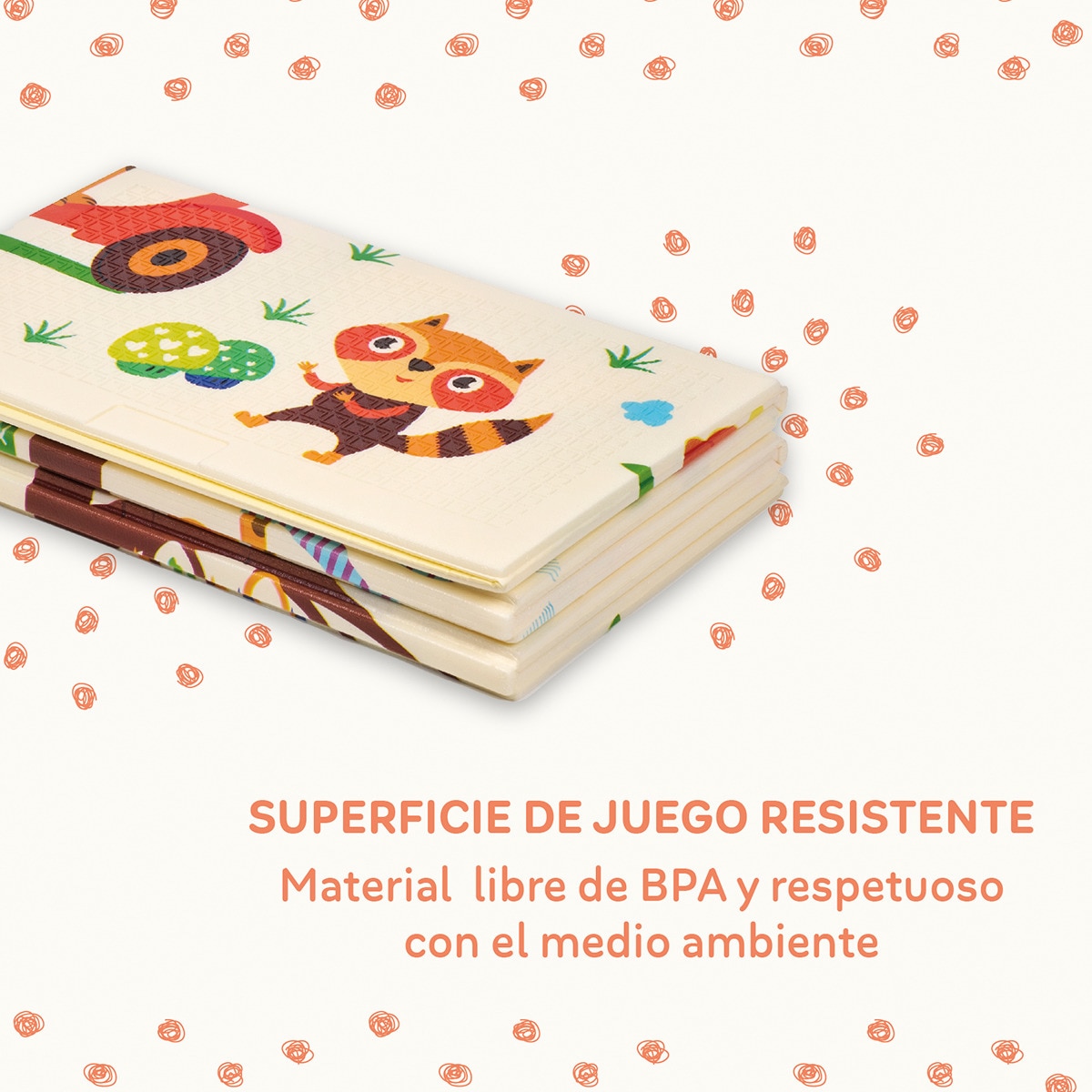 Alfombra de juegos Trendy 180x120x1 Multicolor-8