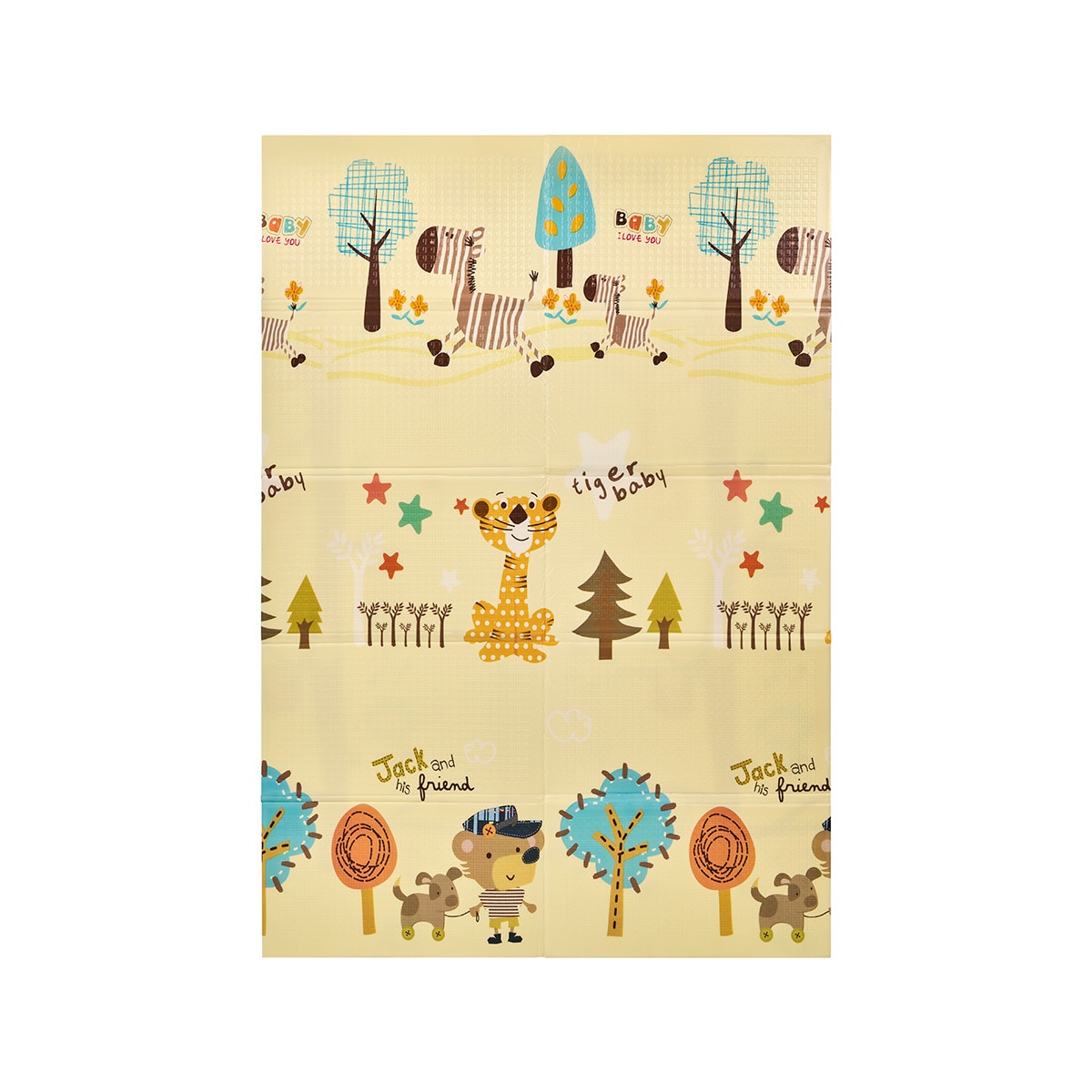 Alfombra de juegos Trendy 180x120x1 Multicolor-2