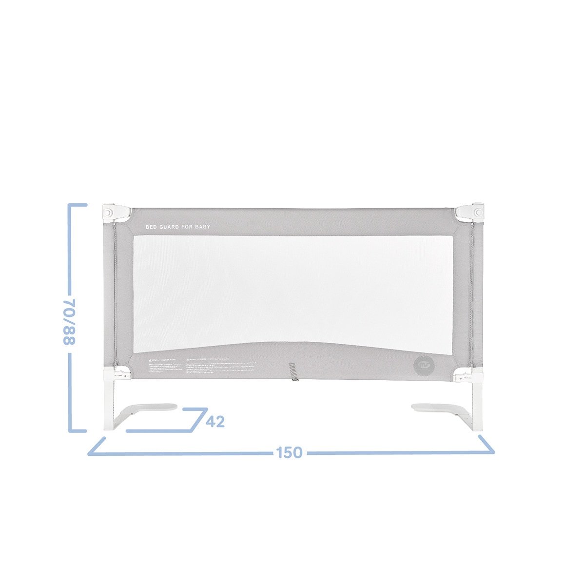 Barrera Tall Plus 150 cm Gris-7