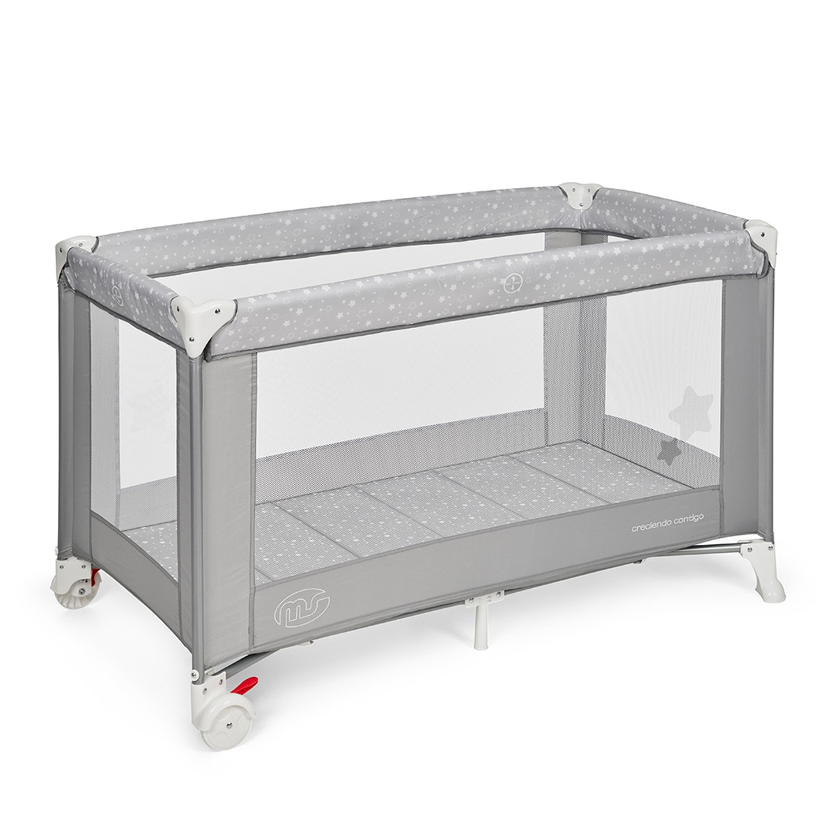 Cuna de viaje Basic Gris-1