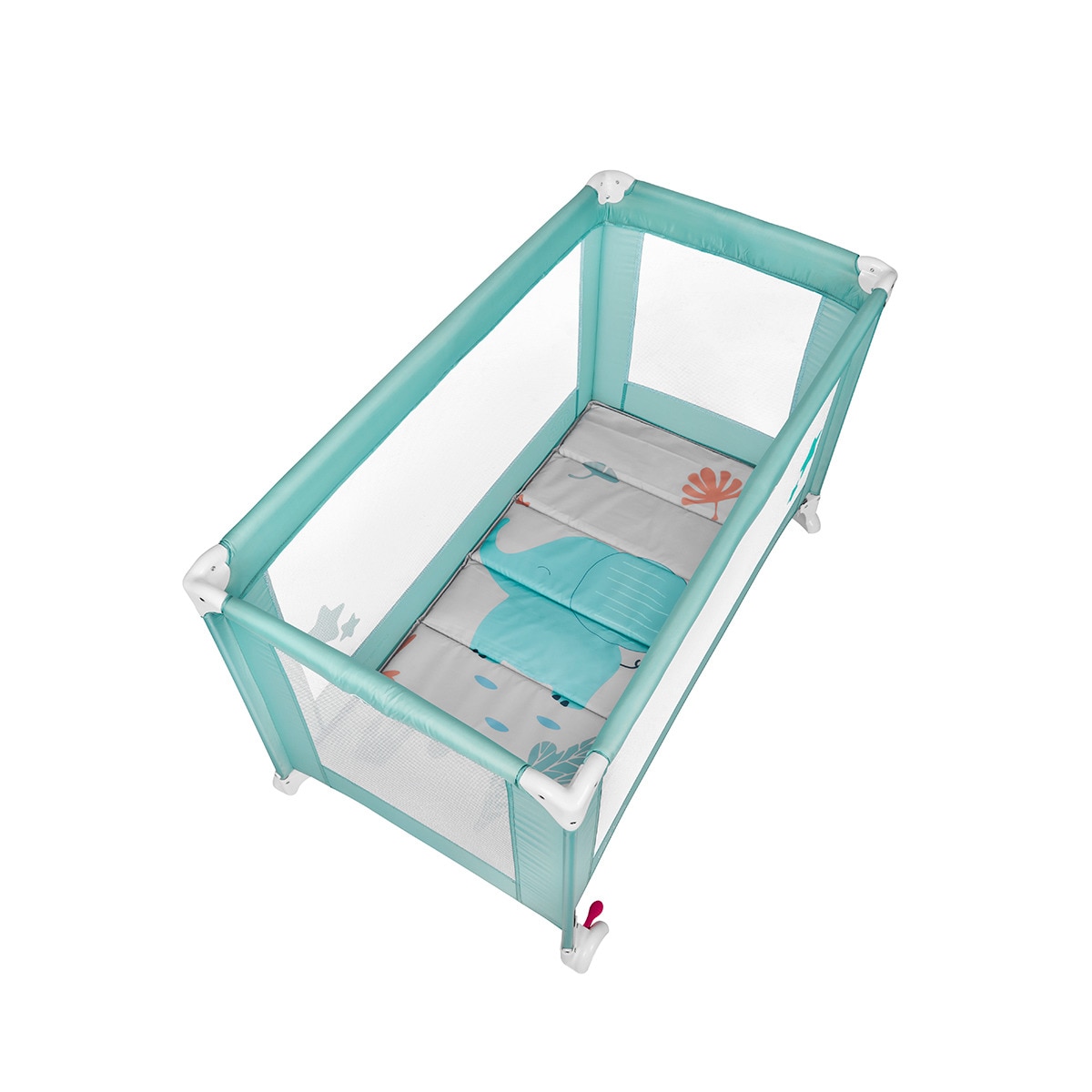 Cuna de viaje Basic Verde-2