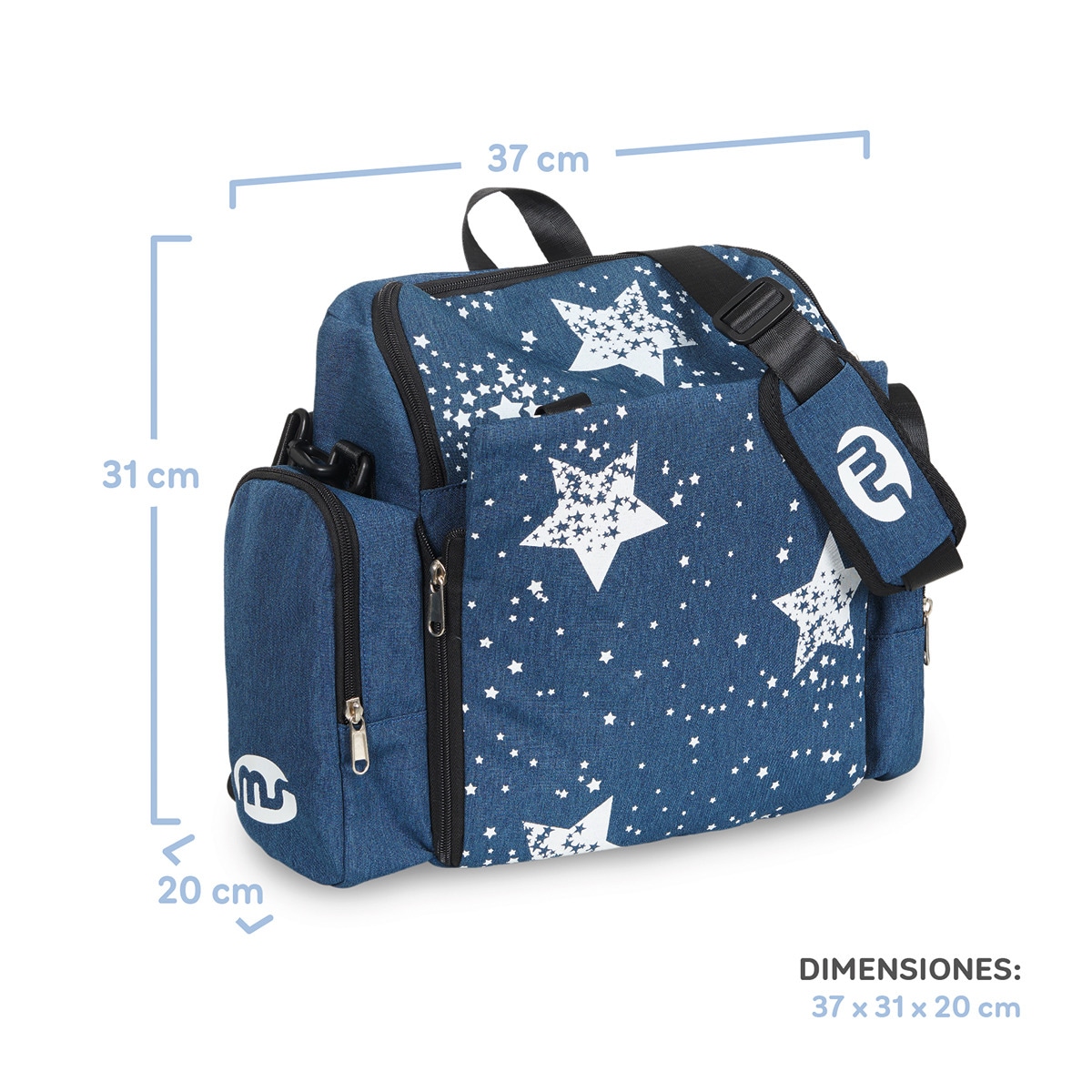 Trona portatil Azul-8