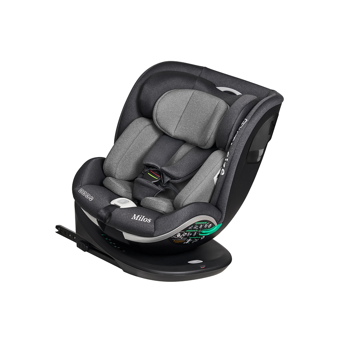 Silla de coche Milos I- Size (40-150cm) Gris-1