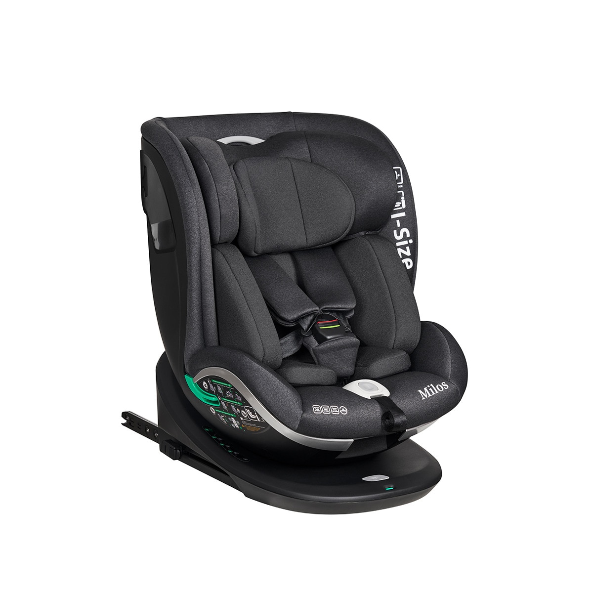 Silla de coche Milos I- Size (40-150cm) Gris-2