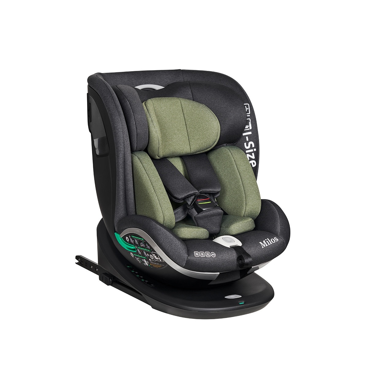 Silla de coche Milos I- Size (40-150cm) Verde-2