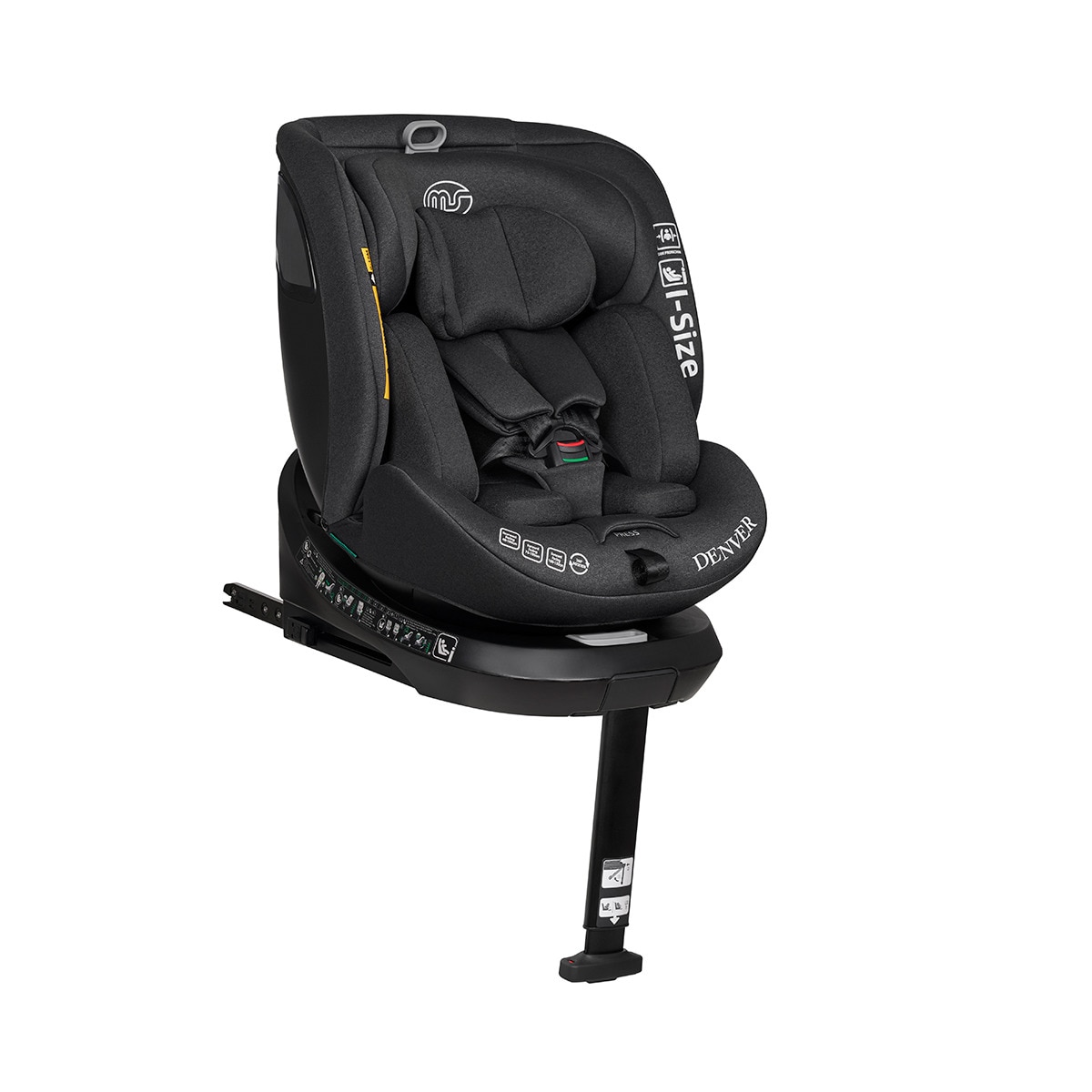 Silla de coche MS Denver I- Size (40-150cm) Gris-9