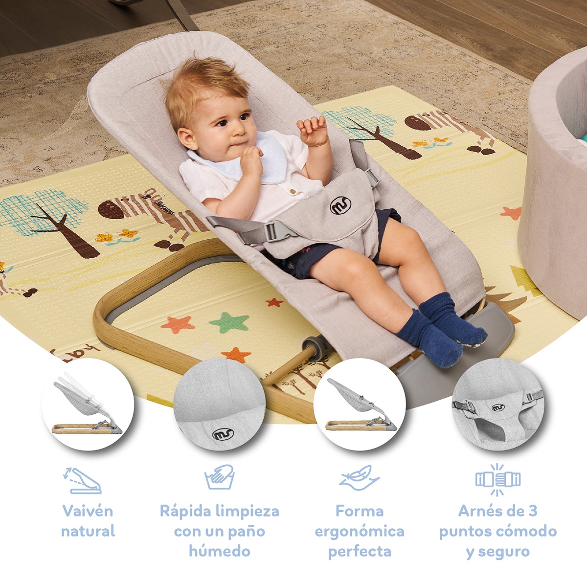 Hamaca Swing Marrón-8