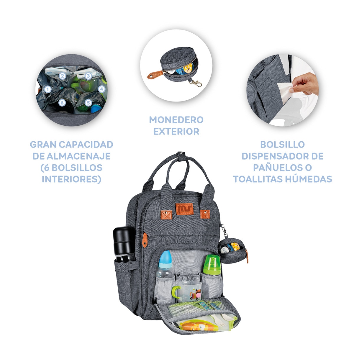 Mochila Storage Gris-12