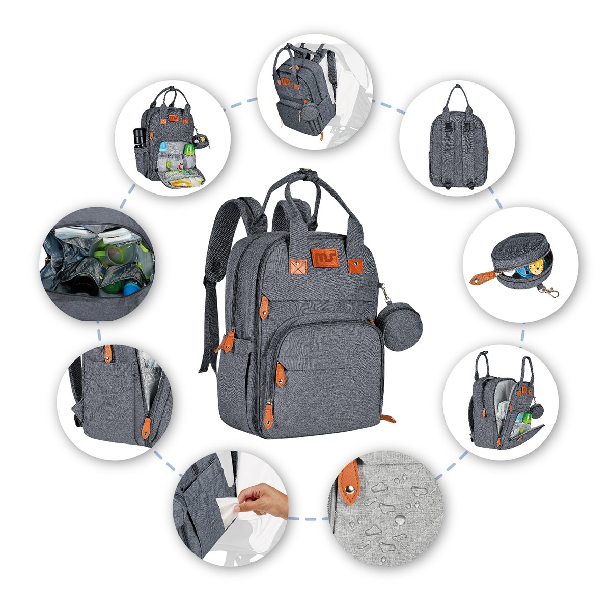 Mochila Storage Gris-10