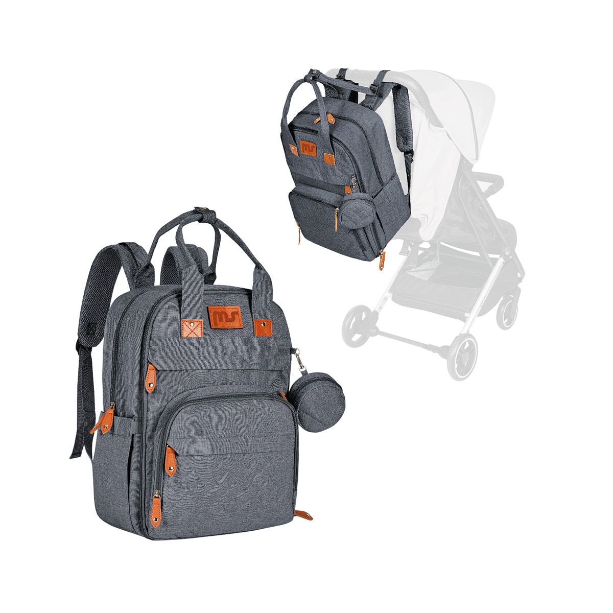 Mochila Storage Gris-9