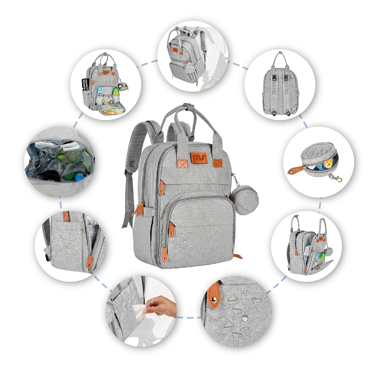Mochila Storage Gris-10