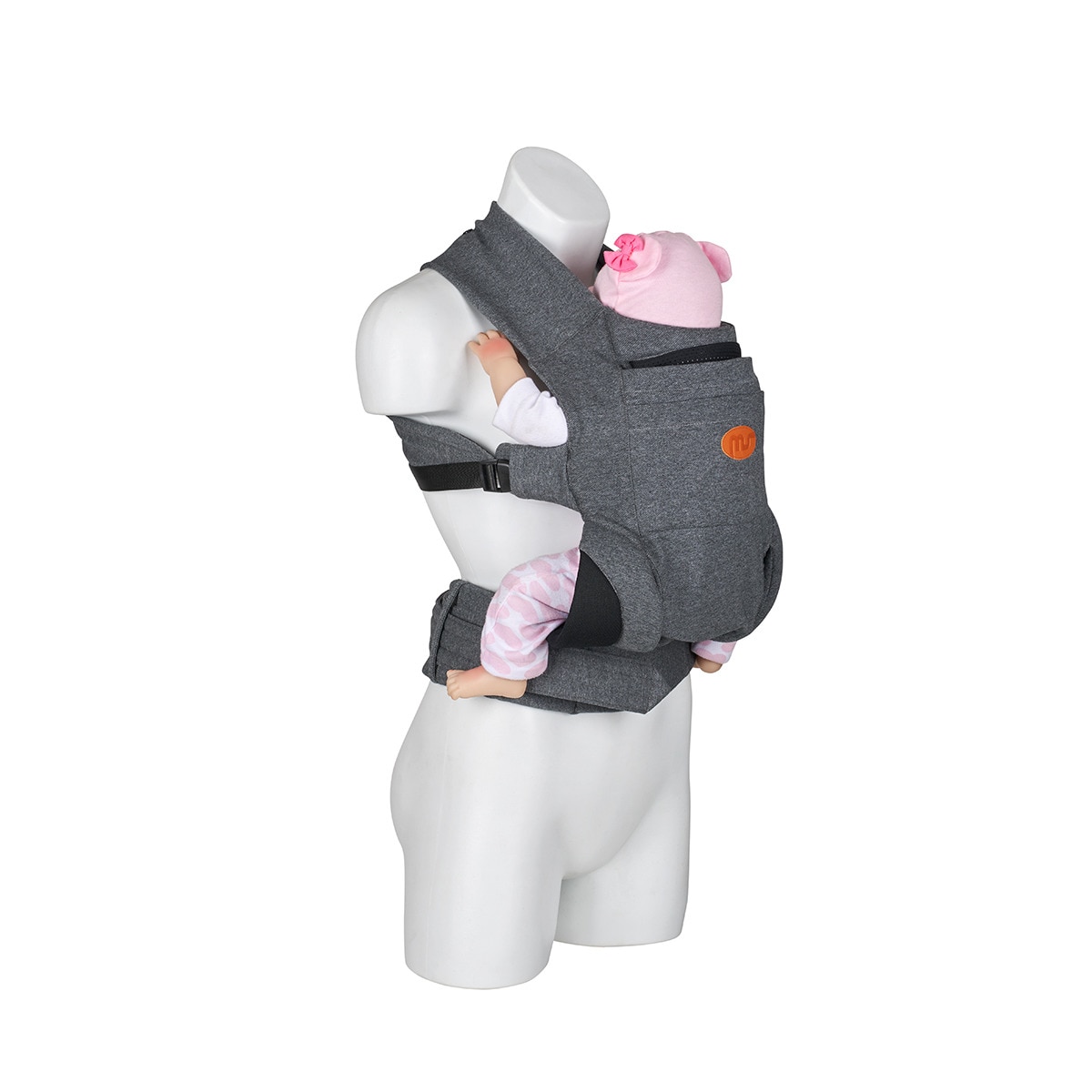 Mochila portabebe Kowari Gris-2