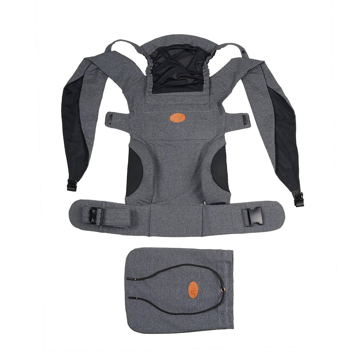 Mochila portabebe Kowari Gris-5