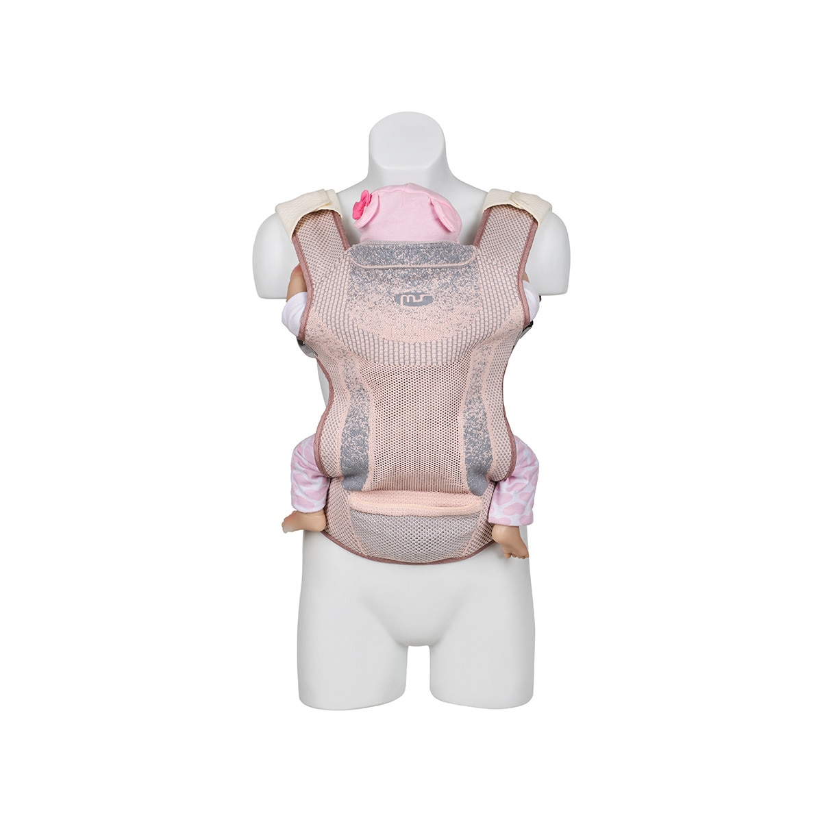 Mochila portabebe Kanguro Rosa-1