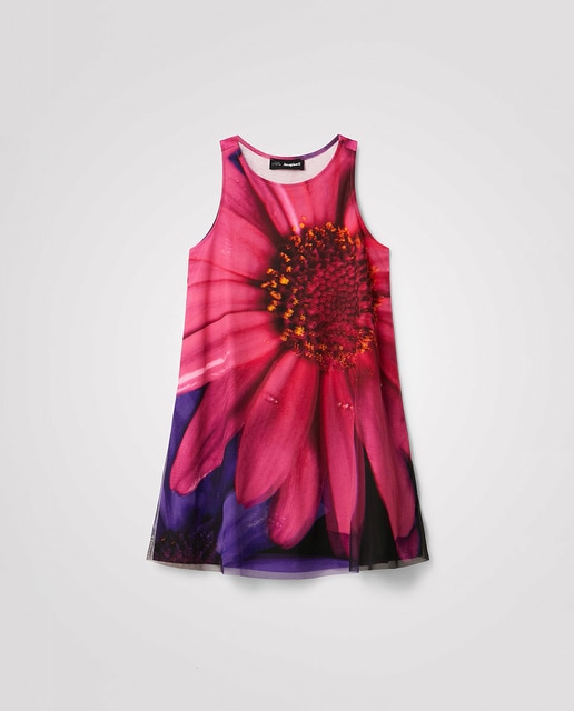 Imagen 0 de Vestido margaritas violetas