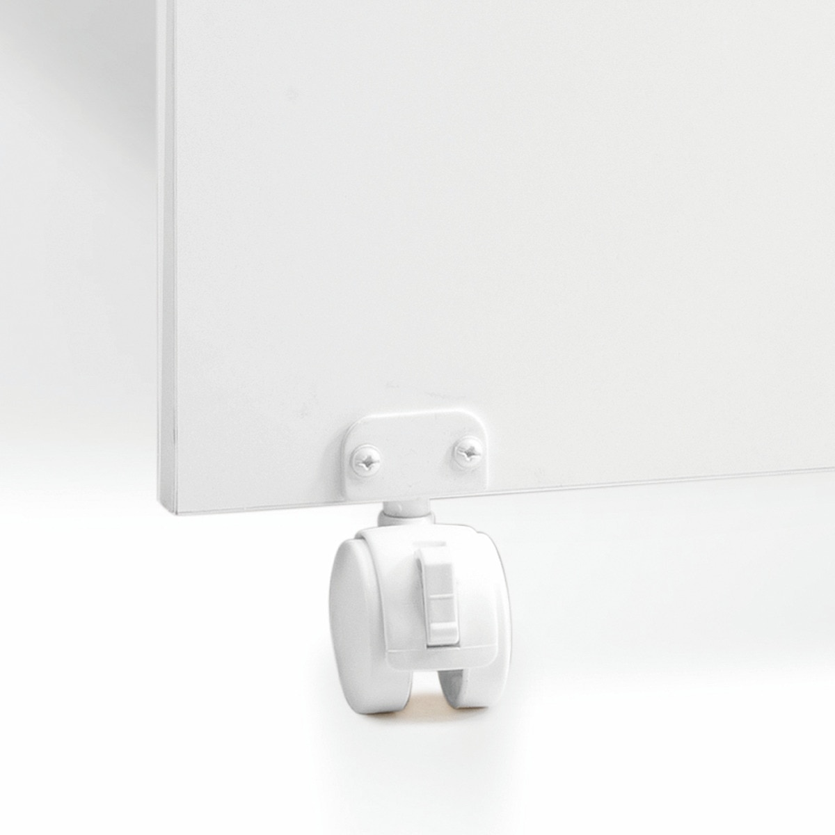 Conjunto de Rodas de Berço Branco-1