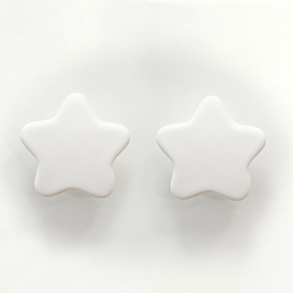 Puxador para Cómoda Estrelas - 2 Unidades Branco-1
