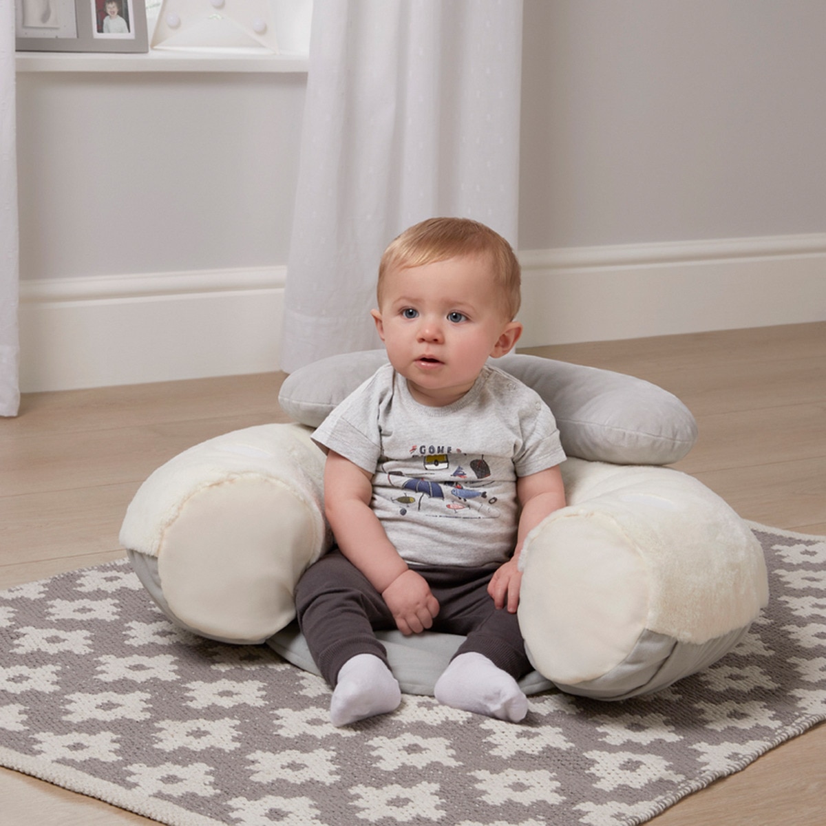 Asiento antivuelco actividades Mamas&Papas sit&play wish upon a cloud Beige-7