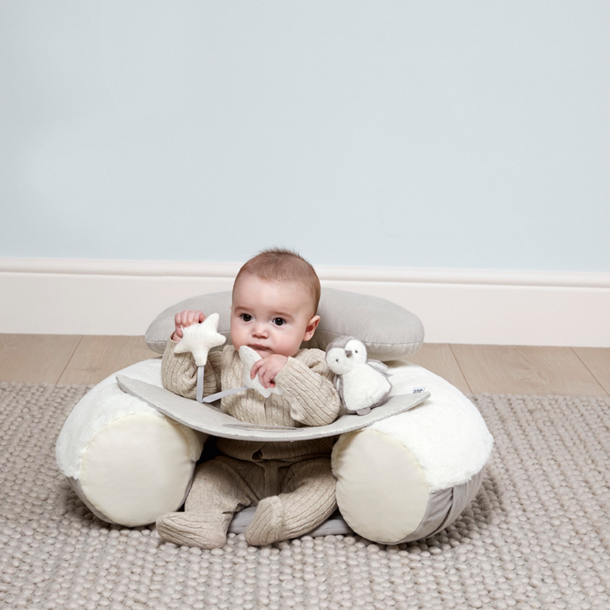 Asiento antivuelco actividades Mamas&Papas sit&play wish upon a cloud Beige-6