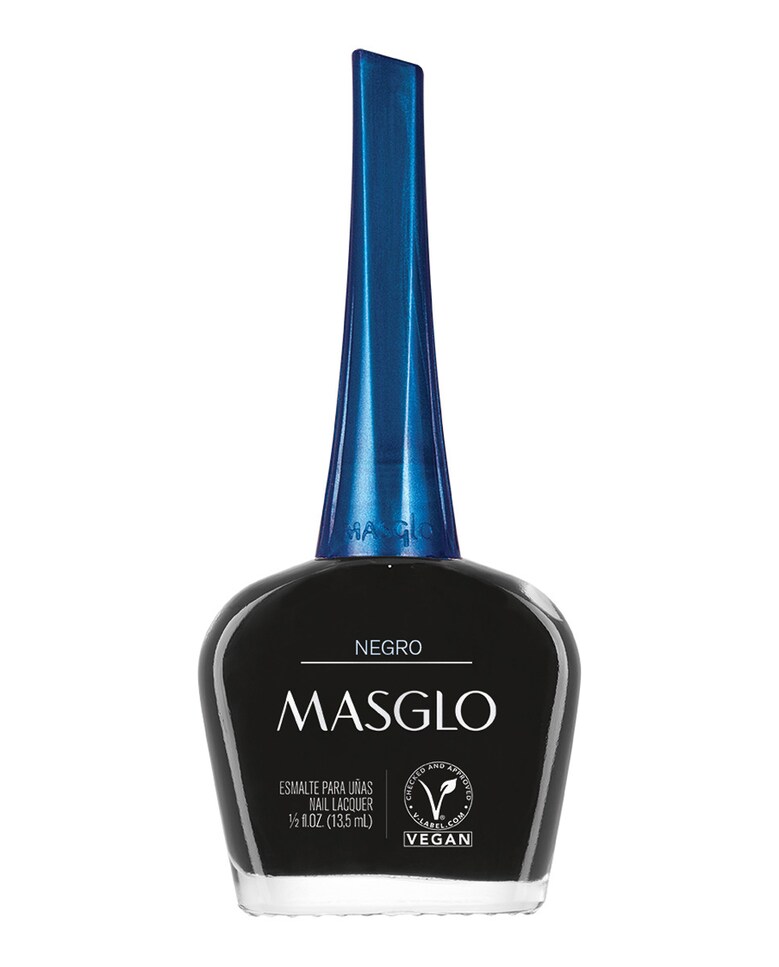 Esmalte de uñas cremoso Negro 13,5 ml Masglo 1
