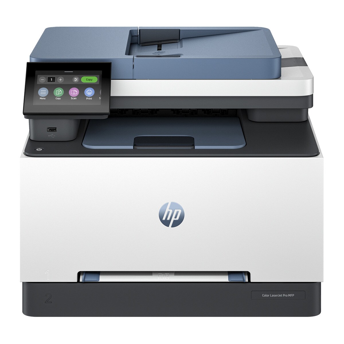 Impresora Multifunción HP Color LaserJet Pro 3302sdw, Ethernet y Wi-Fi Blanco / Azul-1