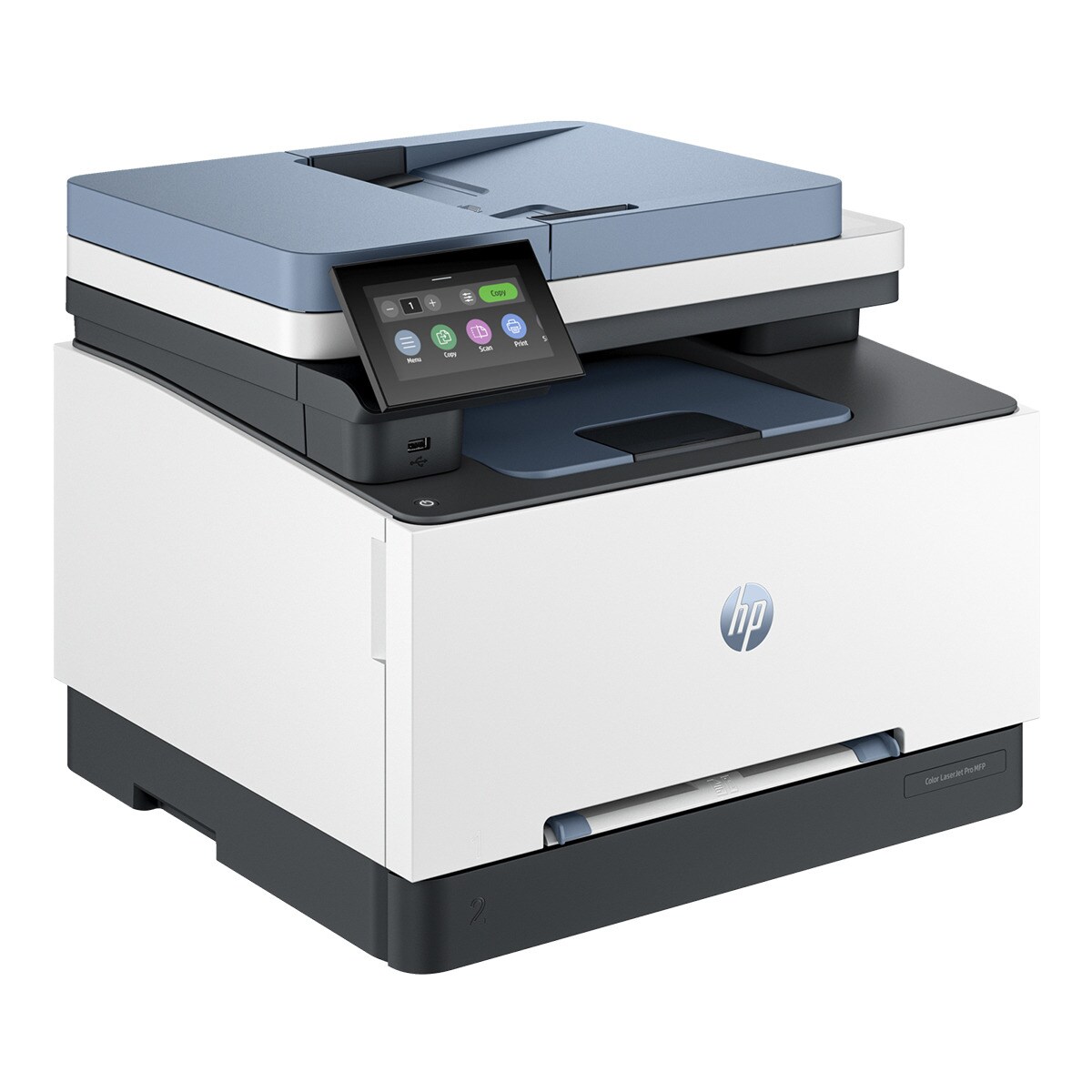 Impresora Multifunción HP Color LaserJet Pro 3302sdw, Ethernet y Wi-Fi Blanco / Azul-2