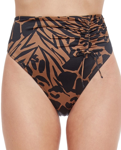 Imagen 0 de Braga bikini Jaguar de tiro alto