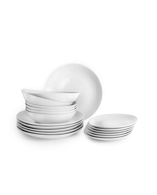 Imagen 0 de Set 18 piezas bolonia blanco