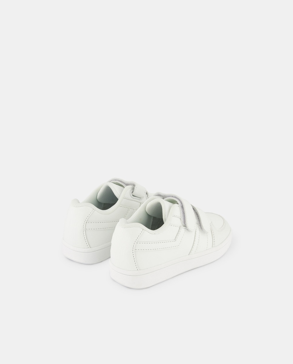 Deportivo de Bebés cierre adherente Blanco-3