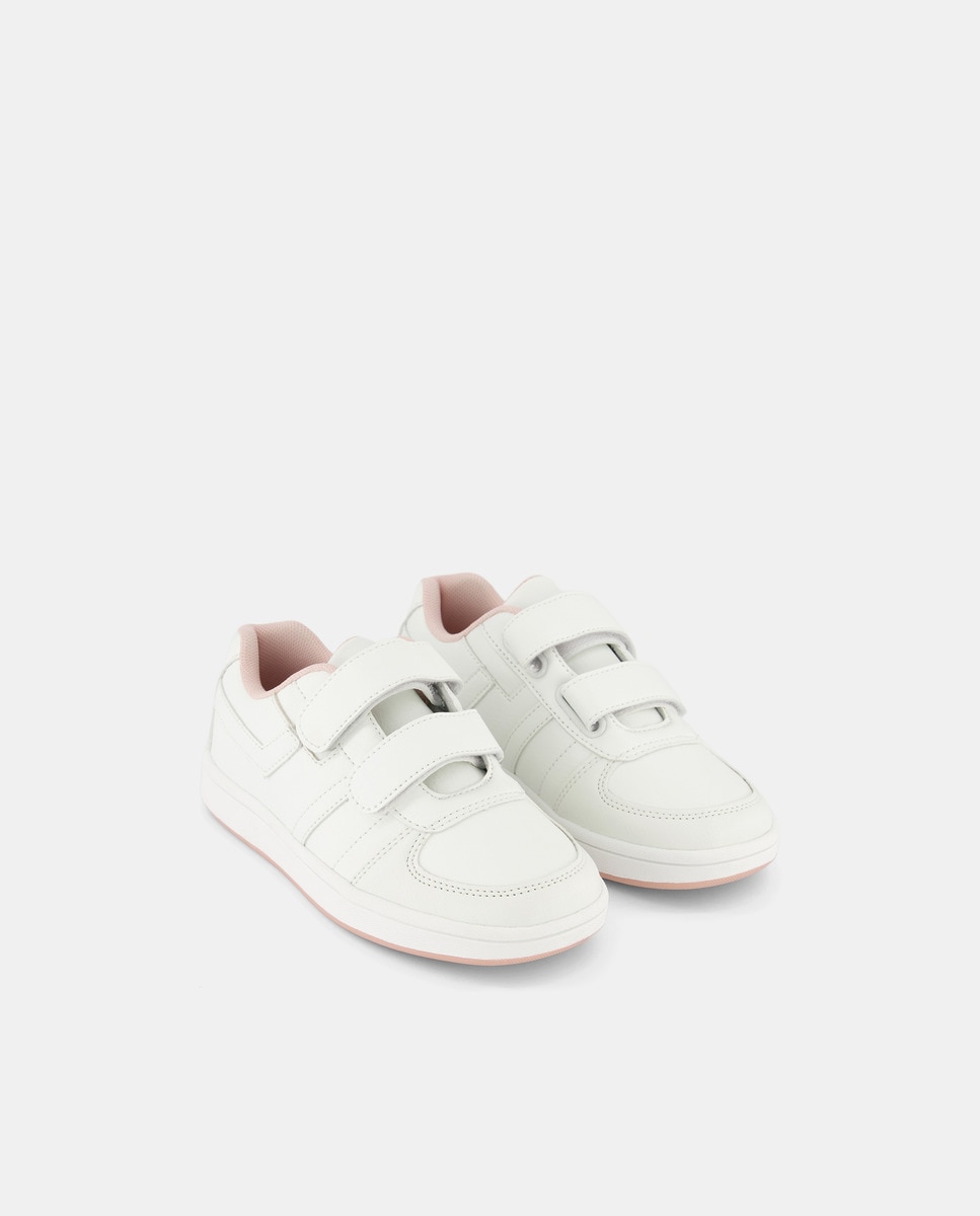 Deportivo de Infantil con cierre adherente Rosa-2