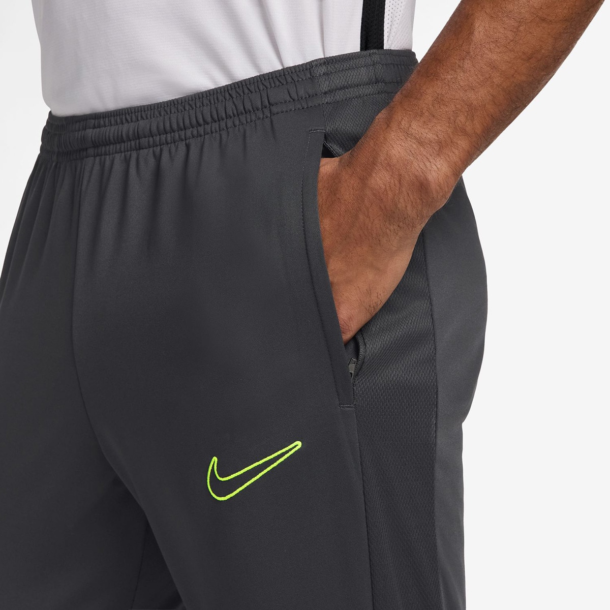 Calças de homem Dri-FIT Academy Nike Cinzento-3