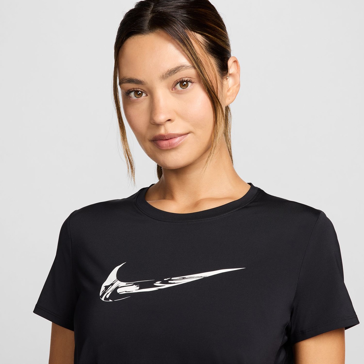 T-shirt de Mulher One Swoosh Preto-3