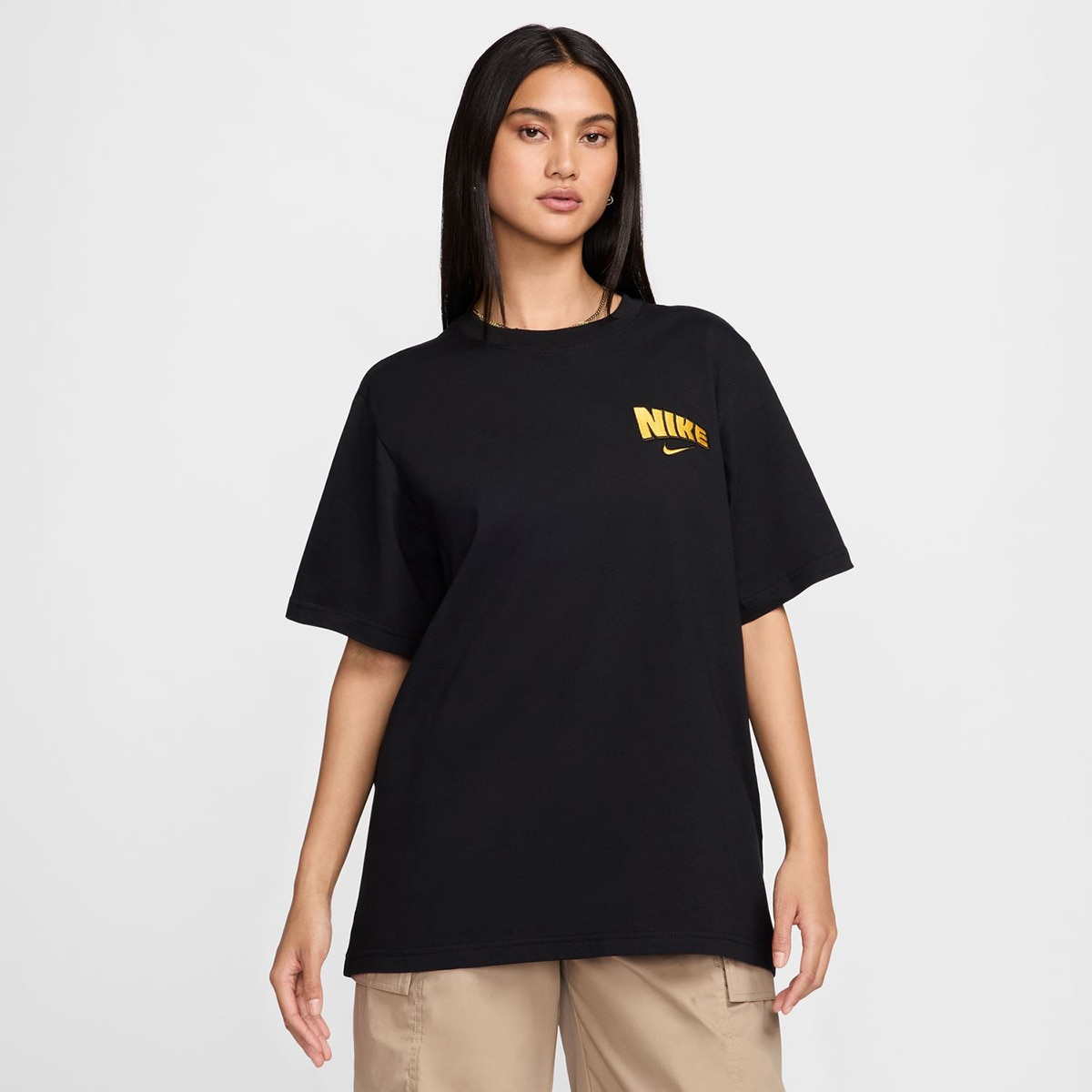 T-shirt de mulher Sportswear Nike Preto-1