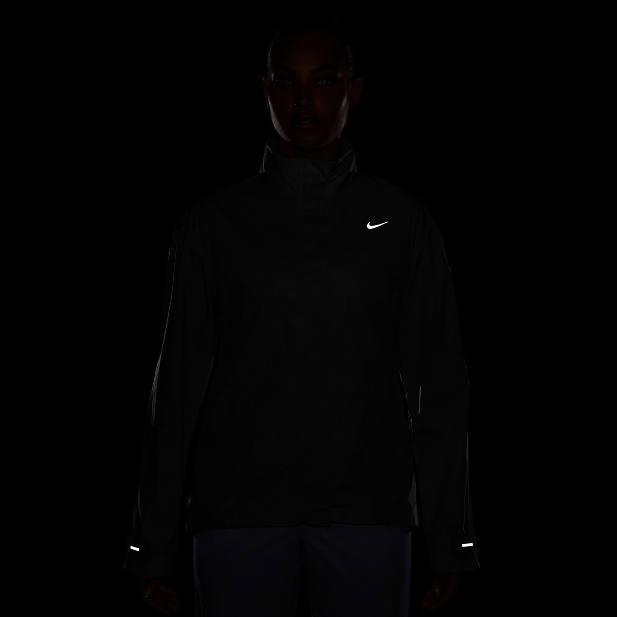 Casaco de Mulher Fast Swoosh Preto-4