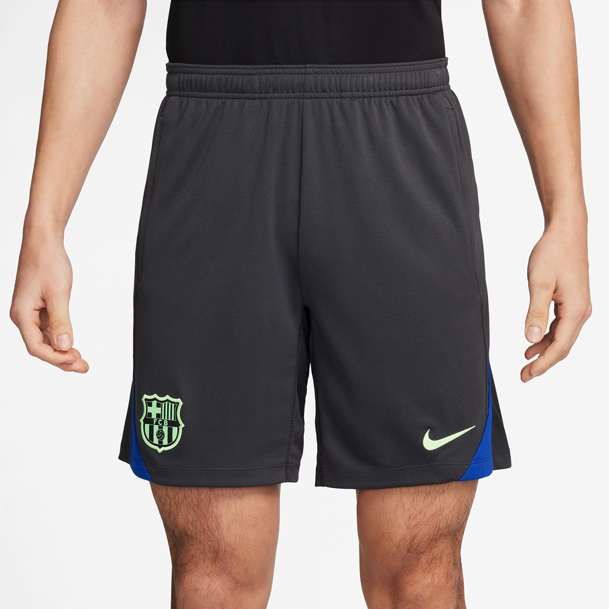 Calções de Homem FC Barcelona 2024-2025 Strike Third Cinzento-1