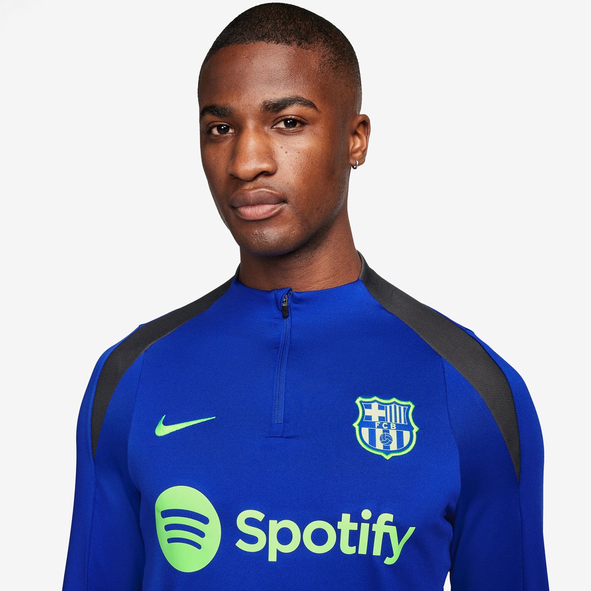 T-shirt de Homem FC Barcelona 2024-2025 Strike Third Azul-3