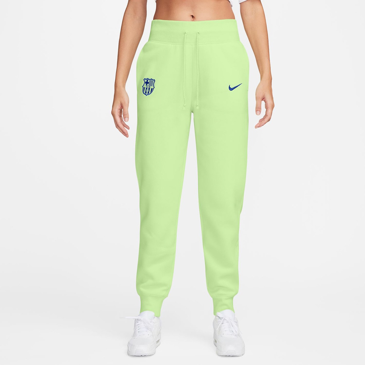 Calças de Mulher FC Barcelona 2024-2025 Phoenix Fleece Third Verde-1
