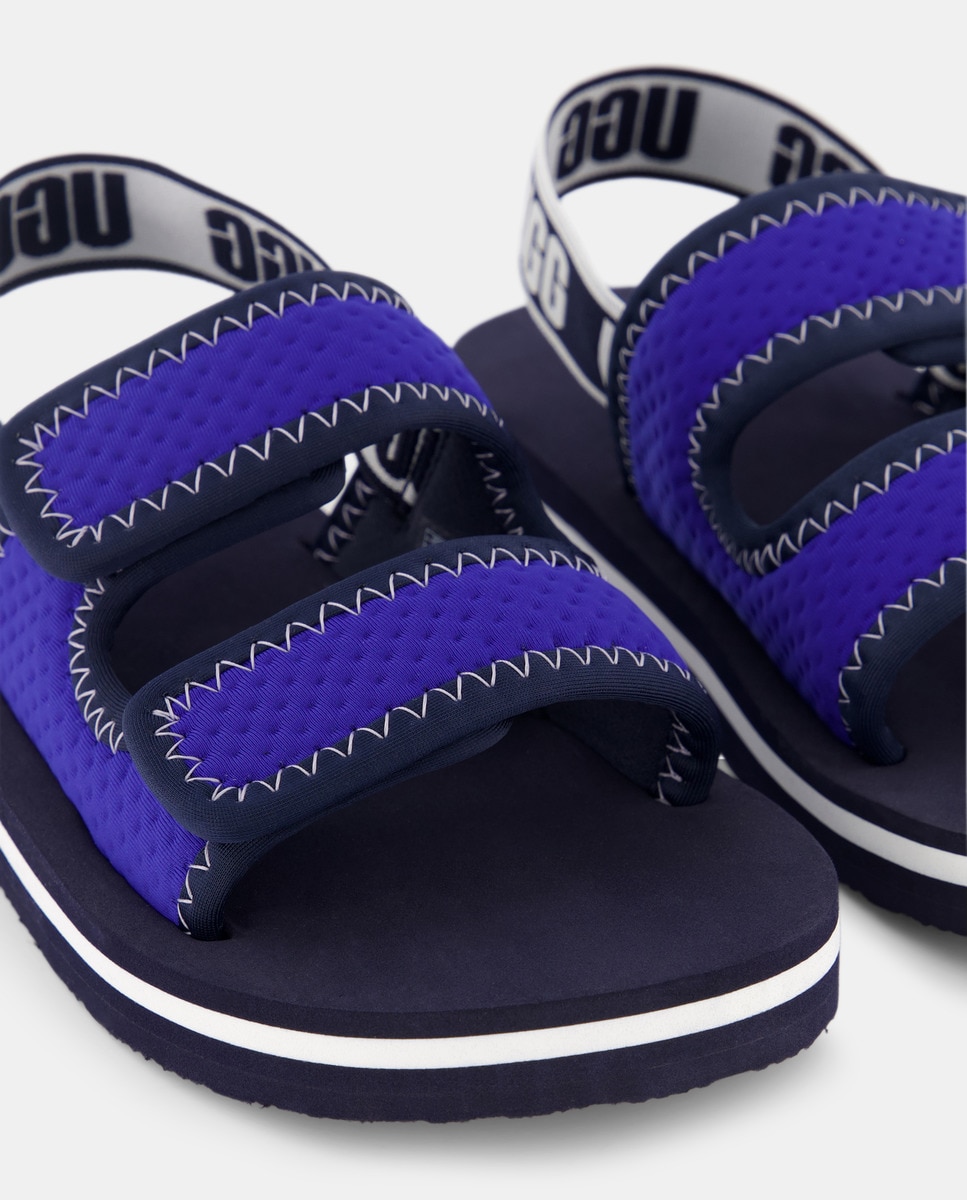 Sandálias Abertas Lennon Slingback Azul-marinho-5